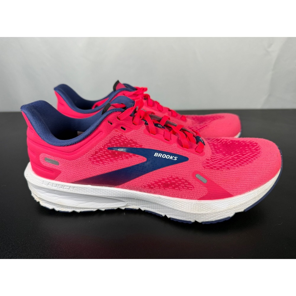 Brooks Launch 9 Pink Blue Women Running Shoes 1203731B604 Size 9.5